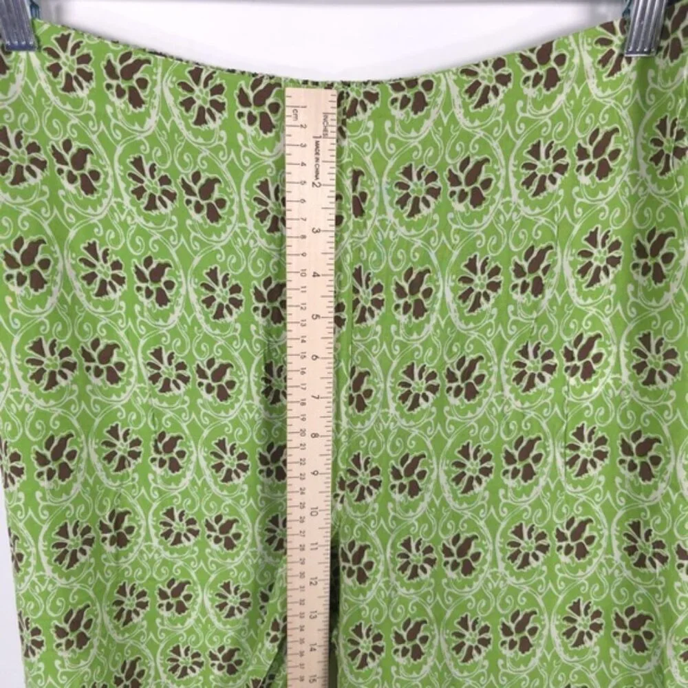 NWOT ZARA Full-Length Printed Trousers Flowy Wide Leg 100% VISCOSE 7484/159 Sz L